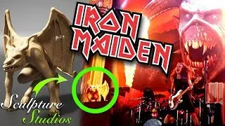 Iron Maiden Gargoyles - Legacy of the Beast 2018 Tour by Sculpture Studios
