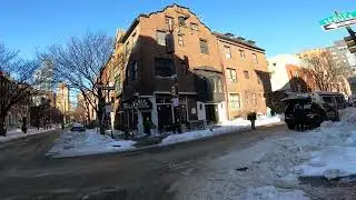 SNOW WALK ❄️❄️ Washington Square West Neighborhood ❄️❄️ Philadelphia PA ASMR [4K]