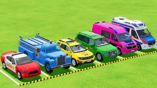 TRANSPORTING POLICE VEHICLES, AMBULANCE CAR, FIRE DEPARTMENT VEHICLES WITH SCANIA TRUCKS ! FS22 #67