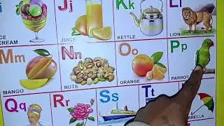 A for apple । B for ball।C for car ।D for Dog ।abcd song for kids #learning #abcd #alphabet 