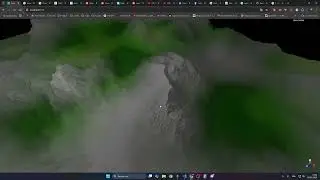Procedural Simplex Noise Map Generation and Mountain cliffs and biome handle + biome blending