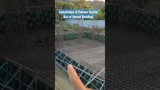Column Starter Bar Installation