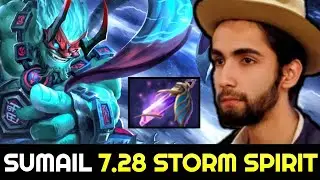 SUMAIL 7.28 Storm Spirit &mdash; Random pick vs CCNC Leshrac Dota 2