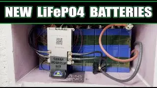 New LiFEPO4 Batteries in the OFF-Grid Shed!