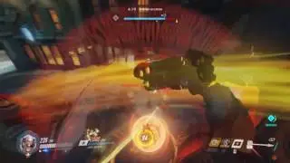 Overwatch Bhardiel playing as Reinhardt