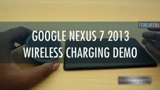 Google Nexus 7 2013 Wireless Charging Demo