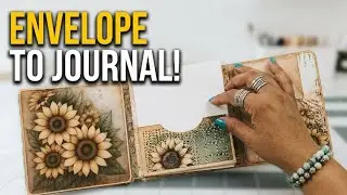 Turn Envelopes into a Stunning Trifold Junk Journal!
