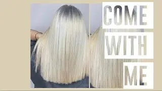 COME WITH ME TO THE HAIR SALON | going back platinum blonde 👱🏼‍♀️