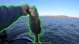LaCygne, Kansas POWER PLANT BASS Fishing in Mid Feb 2021!