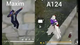 Maxim Vs A124 | Ability Test Free Fire ❤️⚡