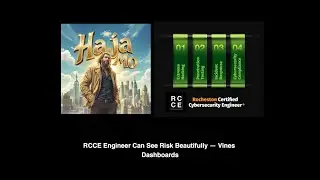RCCE Engineer Can See Risk Beautifully &mdash; Vines Dashboards