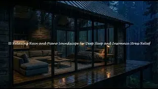 Long Duration Sleep Music with Rain Sounds and Piano 😴 #FyG