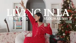 LIVING IN LA IN MY 20'S (VLOGMAS DAY 3) going to a spotify party + a cozy day working from home
