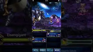 Ffbe - gladio & sakura vs eisengigant