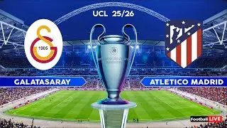 GALATASARAY vs ATLETICO MADRID - UEFA Champions League 25/26 | Full Match All Goals | Simulation PES
