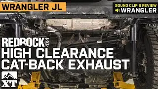 Jeep Wrangler JL RedRock 4x4 High Clearance Cat-Back Exhaust Sound Clip & Review