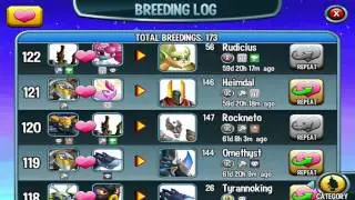 Monster Legends Breeding Log
