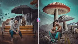 Rainy Day Photo Manipulation | Amazing Rain Effect Photo Editing - Shipan Edits