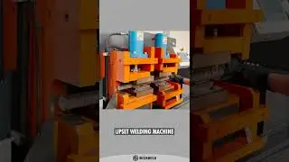 Upset Butt Welding Machine | MESHWELD #nuclearpowerplant #buttweldingmachine #upsetweldingmachine