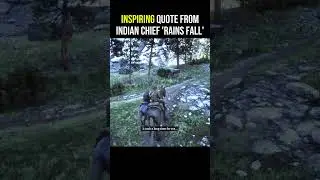 INSPIRING quote from indian chief 'Rains Fall'