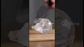 【ASMR】Cutting crystal onion&mdash;rings chime, mind clears. #ASMR #CrystalOnion #CuttingSounds #Relax