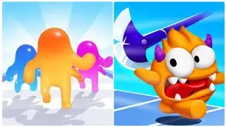 Join Blob Clash 3D Vs Giant Blob 3D🟢🌈🟢All Levels Walkthrough Android/IOS Gameplay 567
