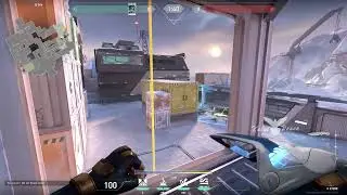 Neon stun setup for retaking B site on Icebox