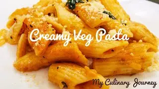 Tomato cheese pasta | creamy & tangy pasta | pasta with creamy tomato sauce