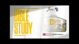 Bible Study (SL). 18 - 02 - 2026. Apostolic Faith WECA
