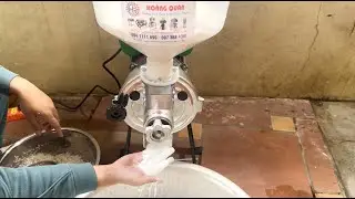 MÁY XAY BỘT NƯỚC, MÁY NGHIỀN BỘT NƯỚC ĐẦU INOX HOÀNG QUÂN