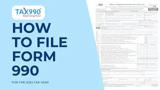 How To File Form 990 For 2024 With Tax990.com