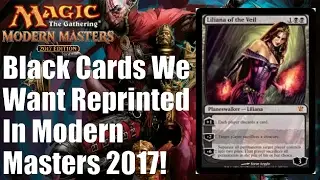MTG Modern Masters 2017: Black Cards We Want Reprinted!