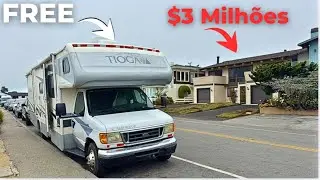 Vivendo em um MOTORHOME entre MILIONÁRIOS na Califórnia 🇺🇸 Ep.42