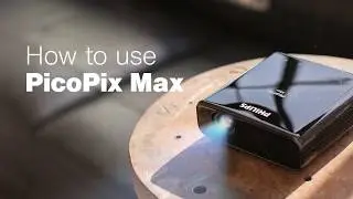 Philips PicoPix Max. How-to start? Backer #3096