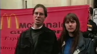 ITN News [CLIP] 19th June 1997 - McDonalds Mclibel Trial: Judgement Day - David Morris - 50fps