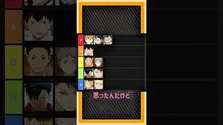 このキャラ、実は束縛激しい？夢女子が本気で選ぶティアランキングが解釈一致すぎる！【HQ! Tierランキング】1