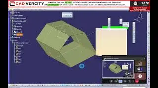 Generative Shape Design for Beginners Day-1 CAD-VERCITY  #catia #cadsoftwaretraining #ugnx #cad