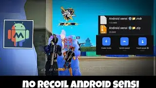 No recoil sensi 📁 | How to use macro scrpti android ✅ #freefire #macrodroid 