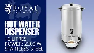 Hot Water Dispenser Royal Catering RCWK 16A | Product Presentation