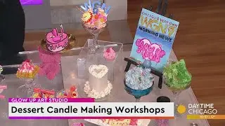 Glow Up Art Studio: мастер-классы по изготовлению десертных свечей