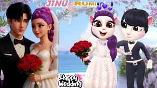 Happy wedding day Rumi and Jinu vS My talking angela 2 & Tom 