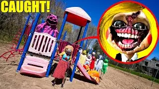 I CAUGHT MISS DELIGHT PLAYING HIDE AND SEEK AT THE PARK! (POPPY PLAYTIME CHAPTER 3)