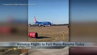 Nonstop flights from Eau Claire to Fort Myers resume with Sun Country