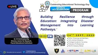 Building Resilience through Education by Dr. R R Krishnamurthy #edtech  #teachers #education