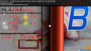 Osu!Taiko / Nanahira - Frightfully-insane flan-chan's frightful song [Hard]