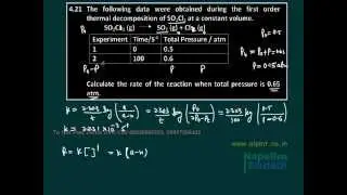 Chemical Kinetics - AIIMS AIPMT State CET Chemistry Video Lecture
