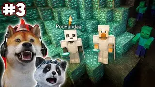 Duo Kocak Menambang DIAMOND Di Goa Penuh ZOMBIE! - Minecraft Survival #3