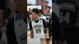 Rare Footage of Zion Williamson getting blocked twice by Scottie Barnes in Hs