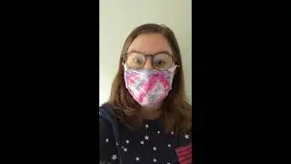 Galaxy Face Mask Tie Dye Craft