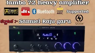 Jambo astara 7.2 heavy amplifier Dolby digtal support...... Karnataka s.s raju garu